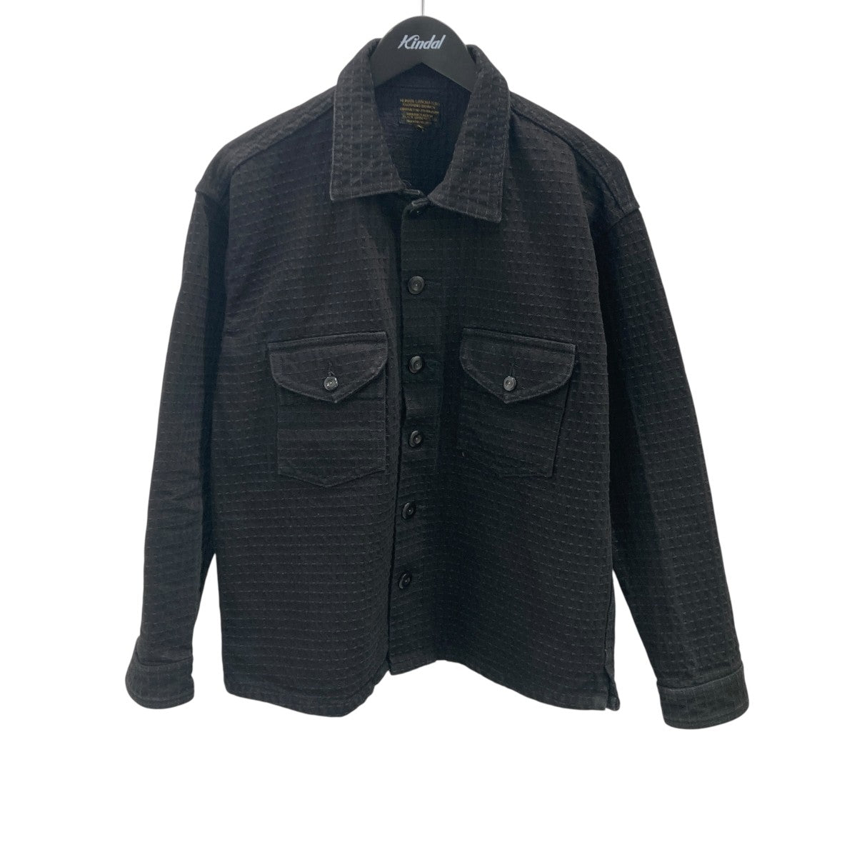 SASHIKO 15．5OZ BLACK DENIM NAVAJO SHIRTシャツジャケット