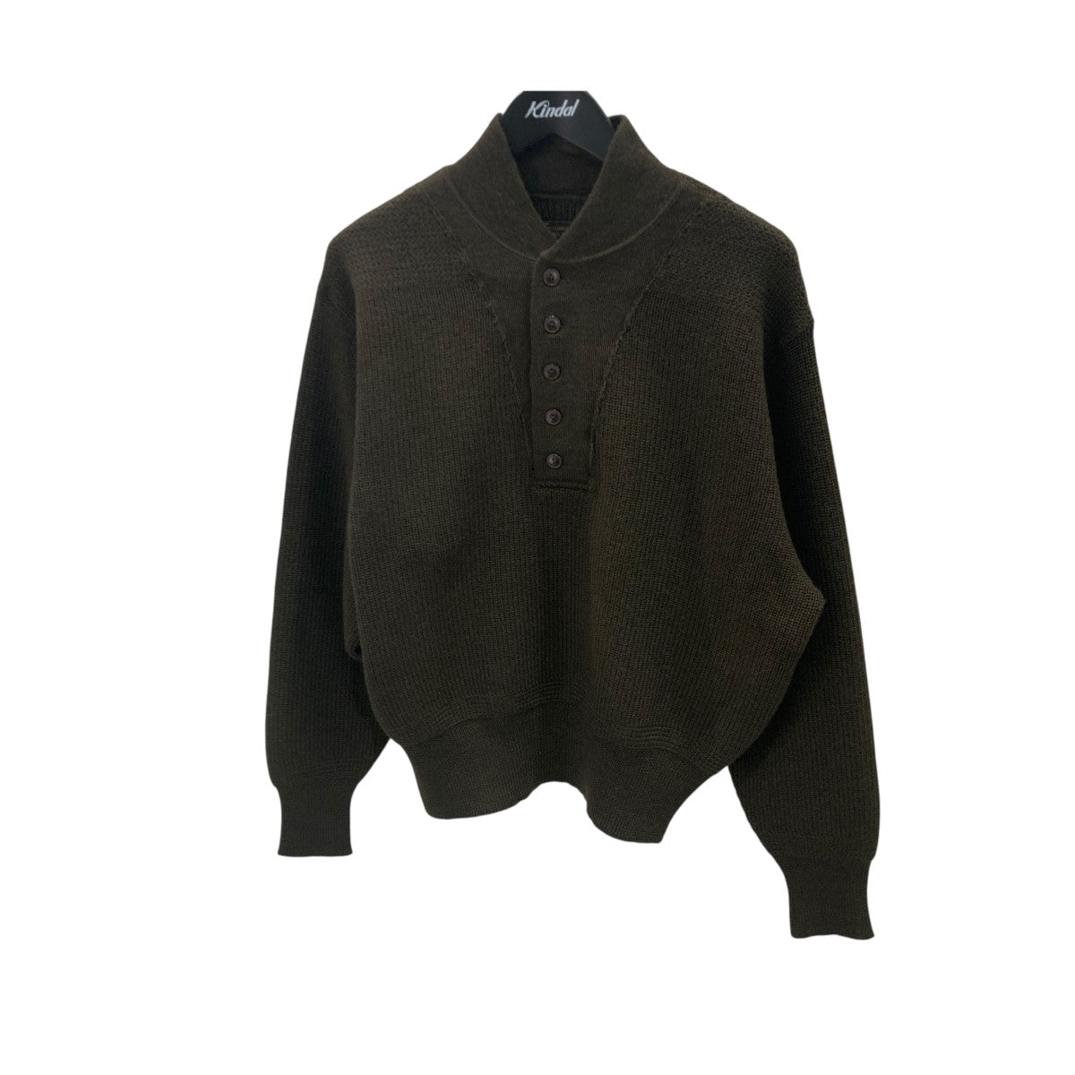 Army Button High Neck KnitニットセーターTR25AW-208