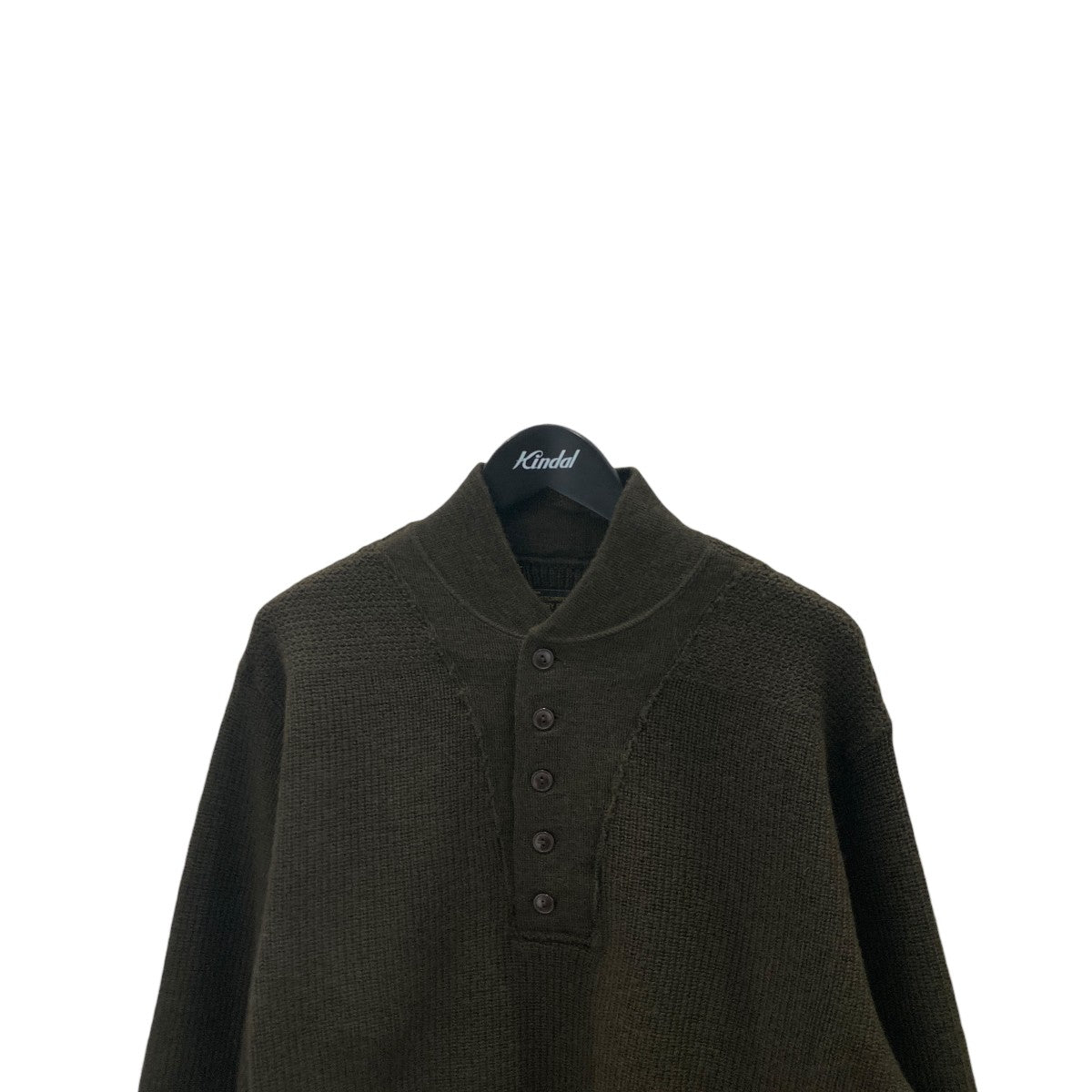 Army Button High Neck KnitニットセーターTR25AW-208