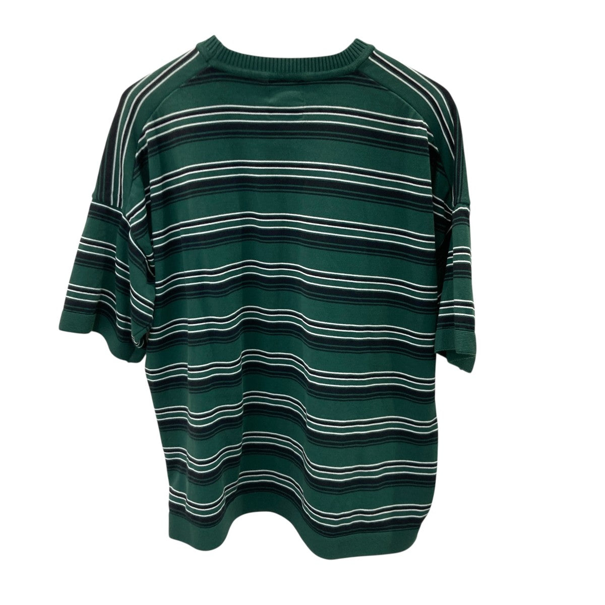 Border Crew Neck S S Knit半袖ニット／ボーダーTシャツ／半袖カットソー