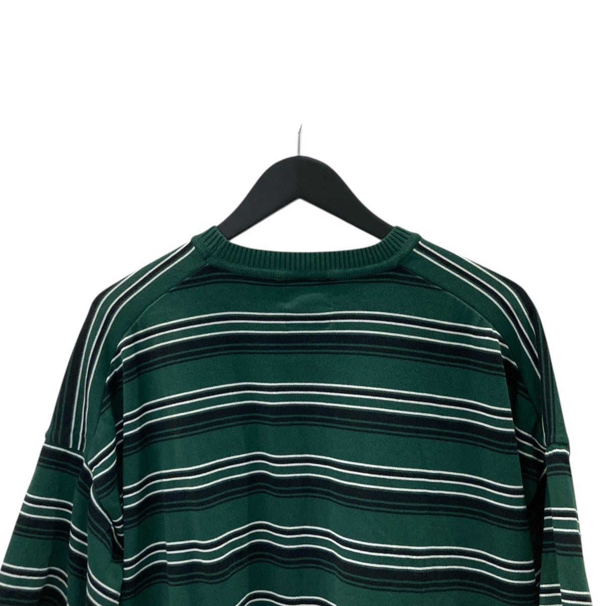 Border Crew Neck S S Knit半袖ニット／ボーダーTシャツ／半袖カットソー