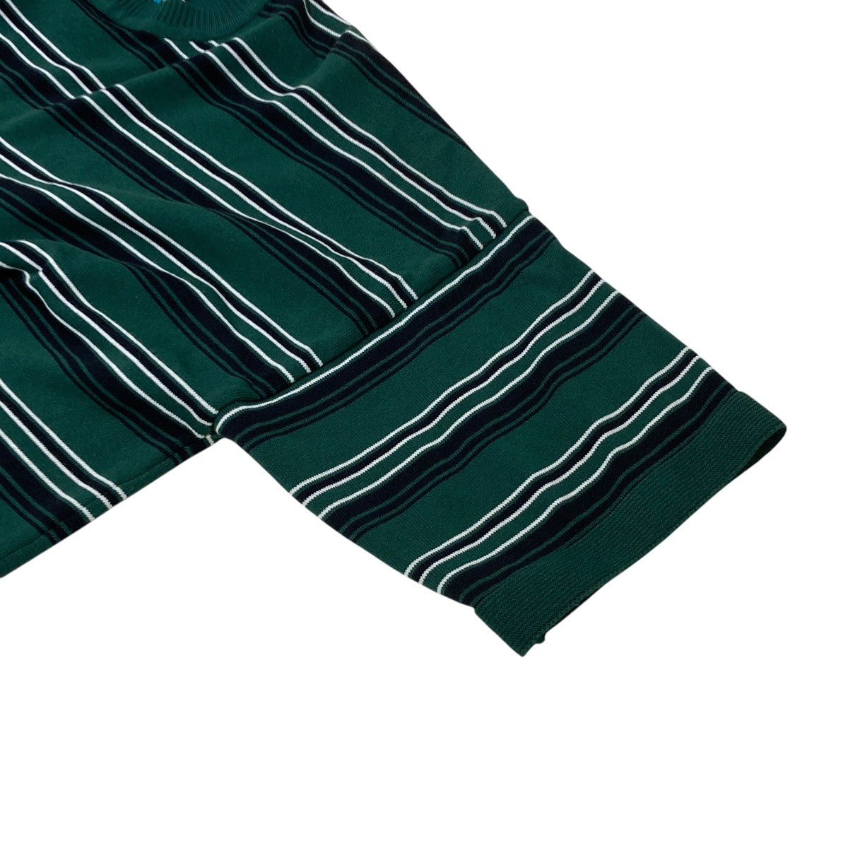 Border Crew Neck S S Knit半袖ニット／ボーダーTシャツ／半袖カットソー