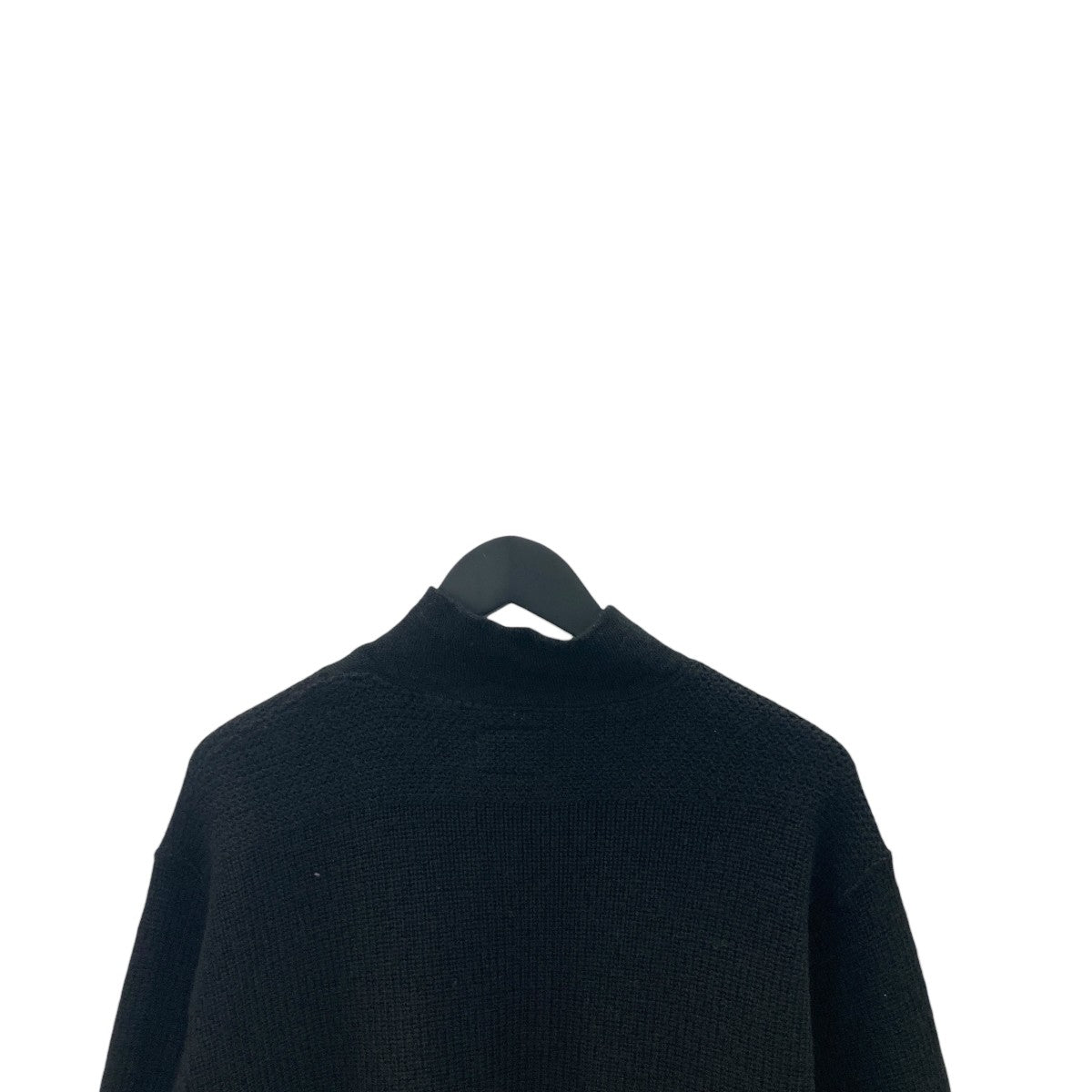 Army Button High Neck Knitウールニットセーター