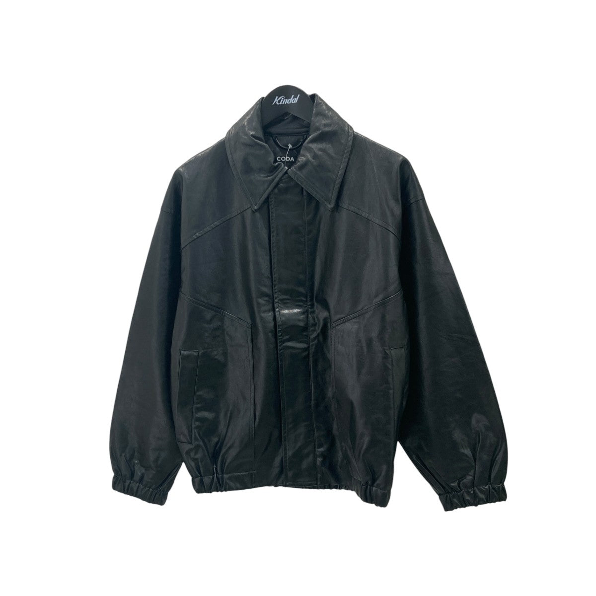 CODA BLACK SYNTHETIC LEATHER CLUB JACKETエコレザージャケット 古着・中古-1枚目のアイテム画像