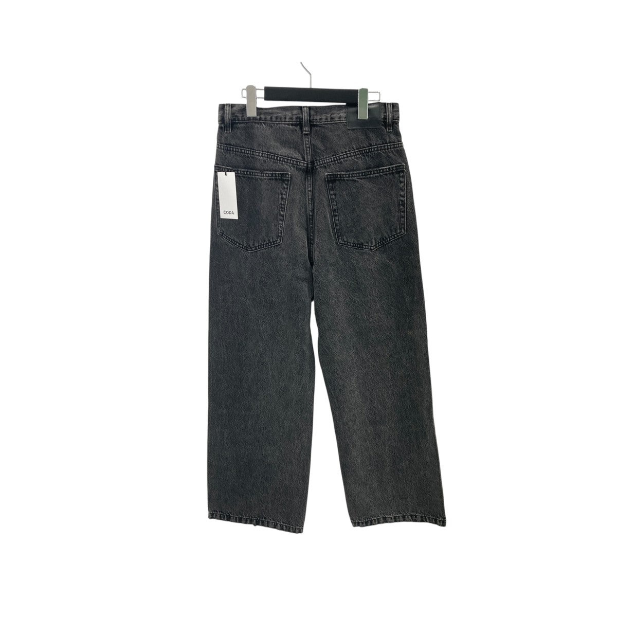 CODA BLACK ACID WASH BREAK CUT STRAIGHT JEANSデニムパンツ 古着・中古-3枚目のアイテム画像