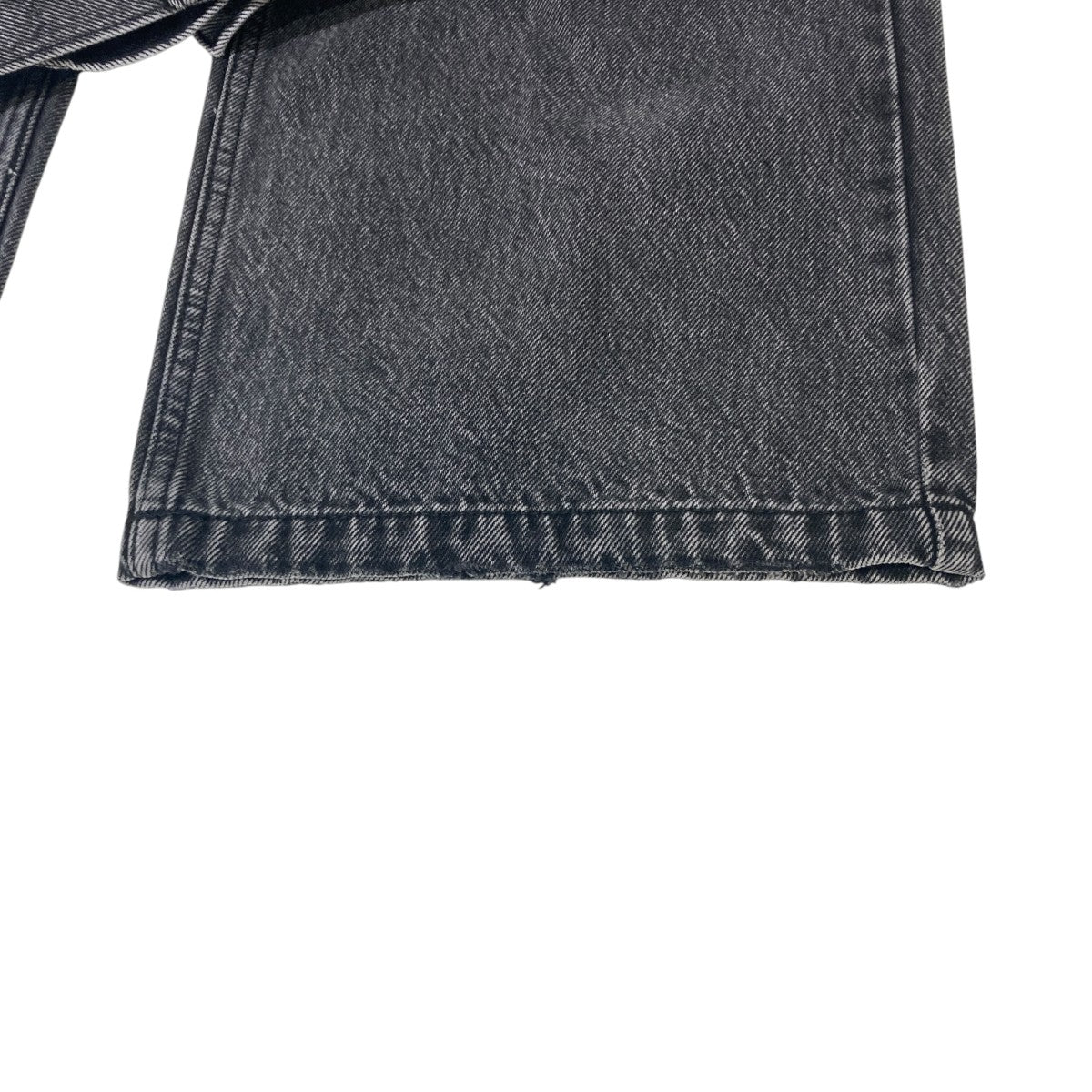 CODA BLACK ACID WASH BREAK CUT STRAIGHT JEANSデニムパンツ 古着・中古-5枚目のアイテム画像