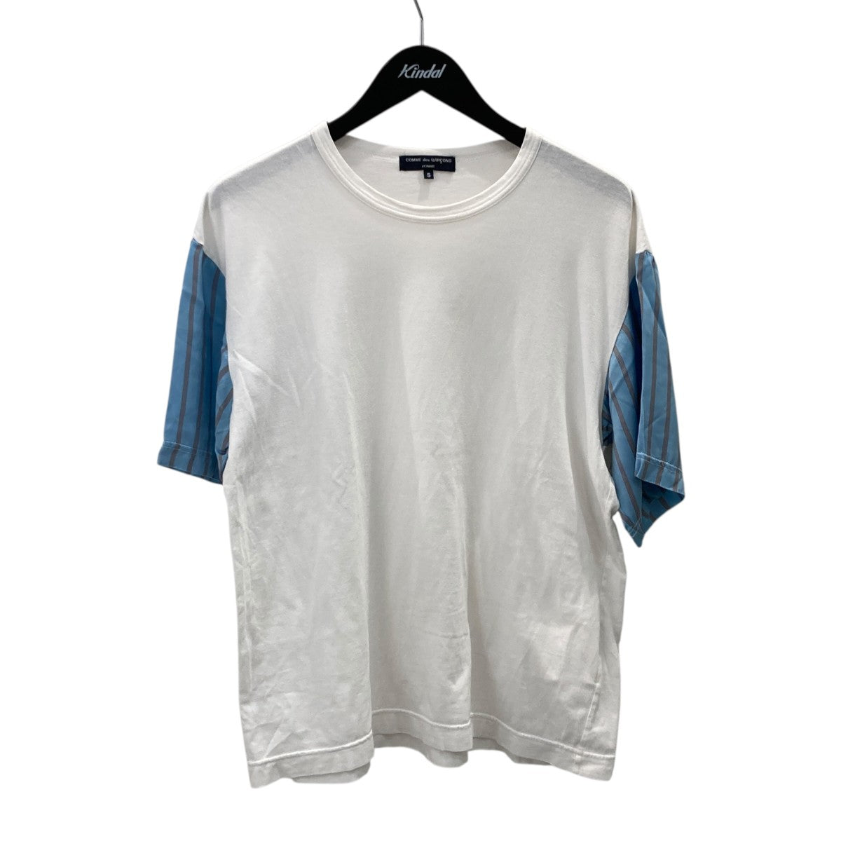 AD2003 袖切り替え半袖Tシャツ／半袖カットソーHM-T004