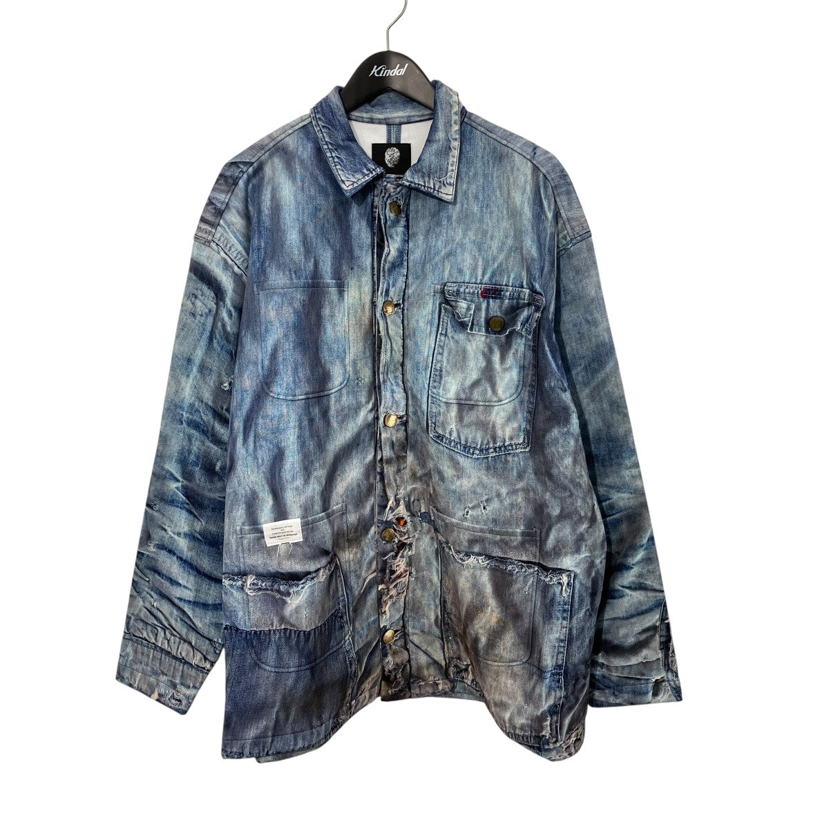 DENIM PRINT COVER ALLデニムプリントカバーオール2526AW-J-004