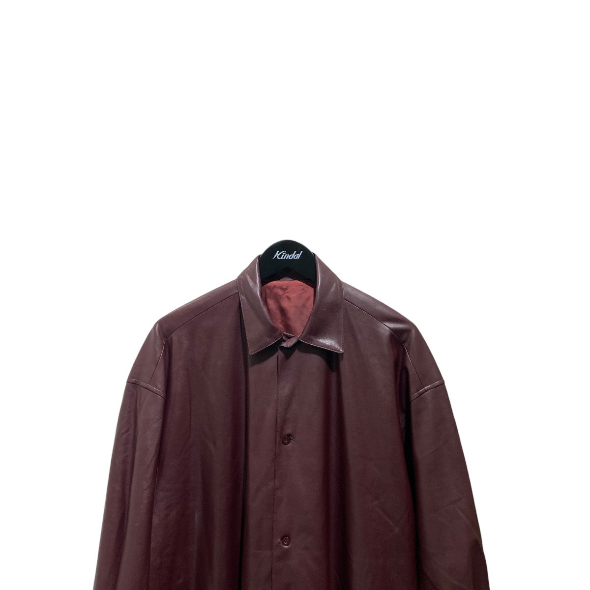レザージャケット AMERI FAKE LEATHER SHIRT JACKET AMERI×N．HOOLYWOOD FAKE LEATHER SHIRT JACKETフェイクレザーシャツ