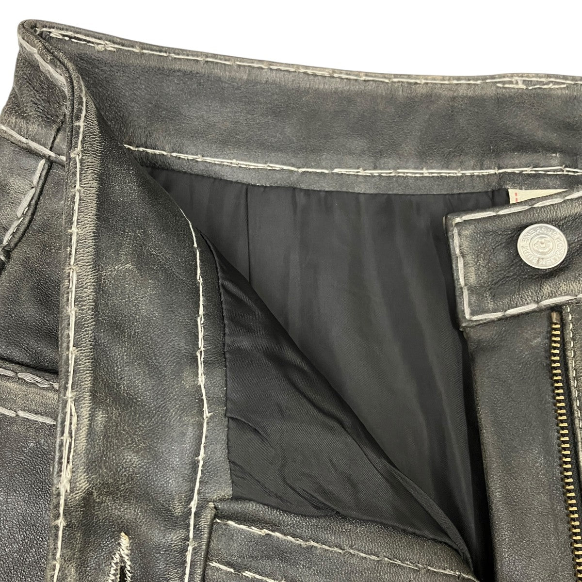 25AW ×True Religion ／Loose Fit Leather Pant