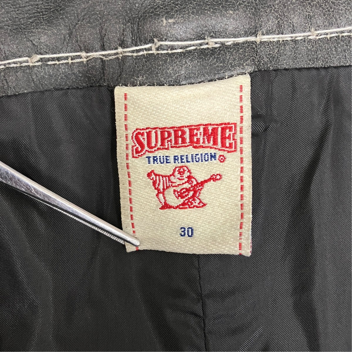 25AW ×True Religion ／Loose Fit Leather Pant