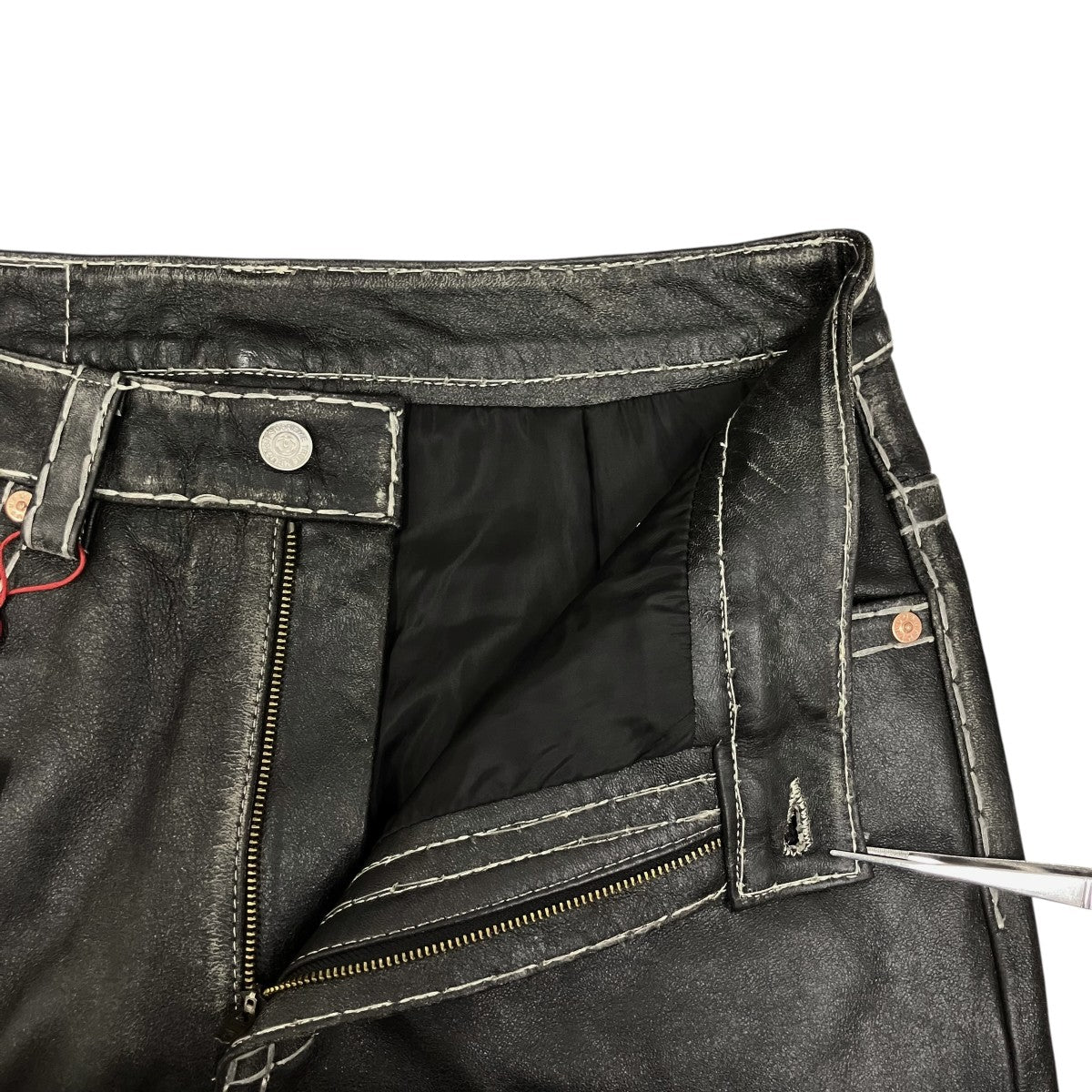25AWLoose Fit Leather Pantレザーパンツ