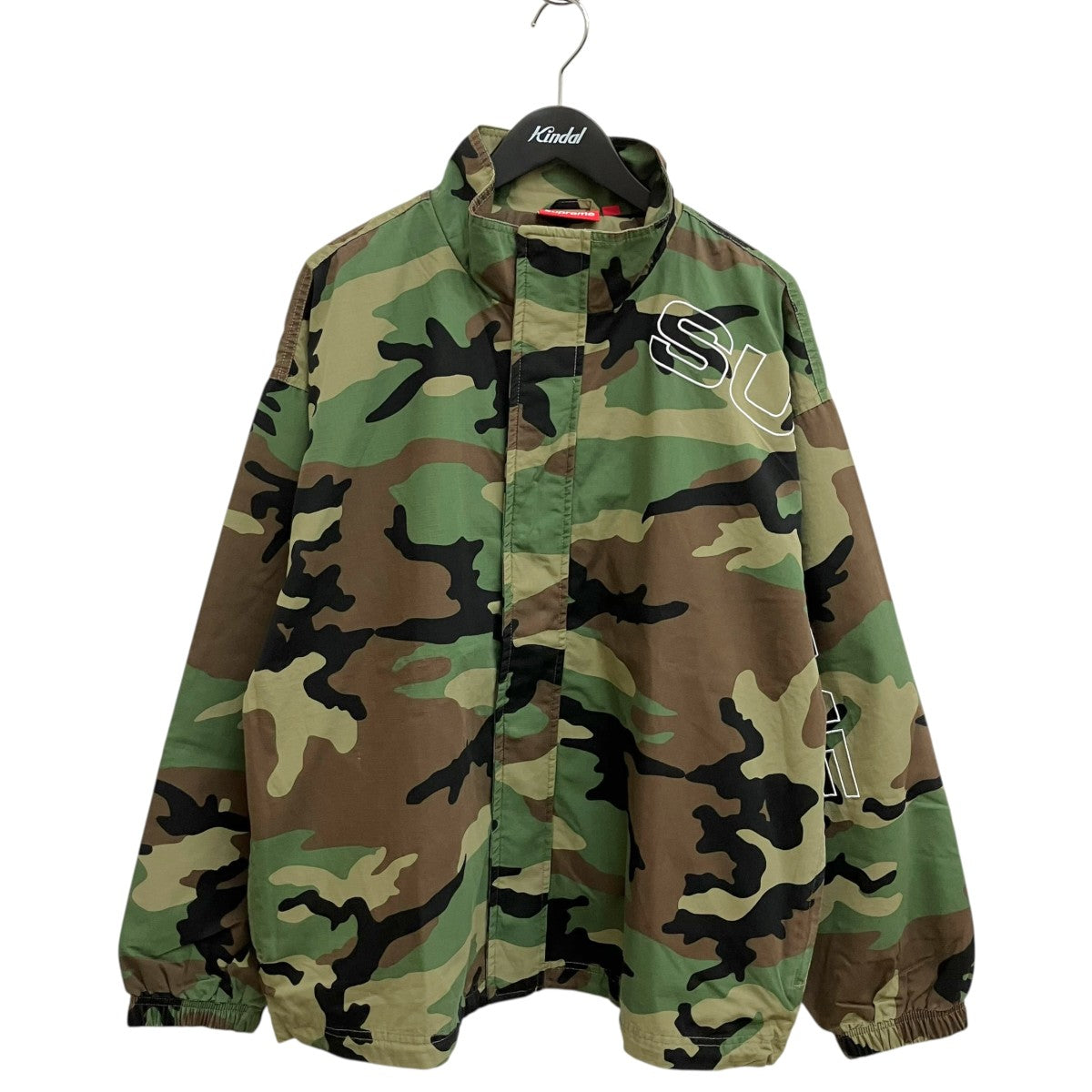 25AWSpellout Embroidered Ripstop Track Jacketカモフラージュ柄ジャケット