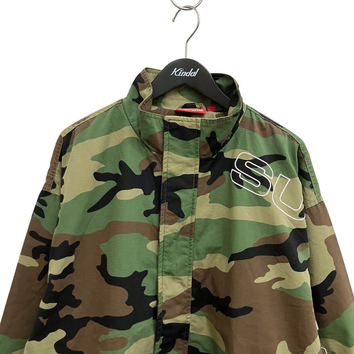 25AWSpellout Embroidered Ripstop Track Jacketカモフラージュ柄ジャケット