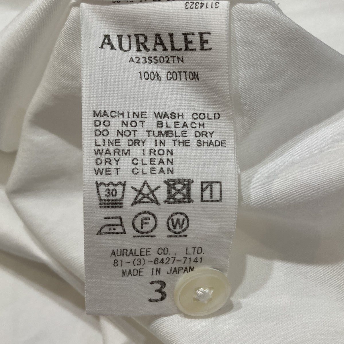 長袖シャツA23SS02TN