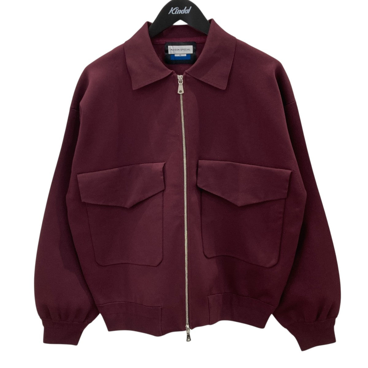 Prime-Over Double Pocket Knit Zip Blousonジップアップニットジャケット11252211302