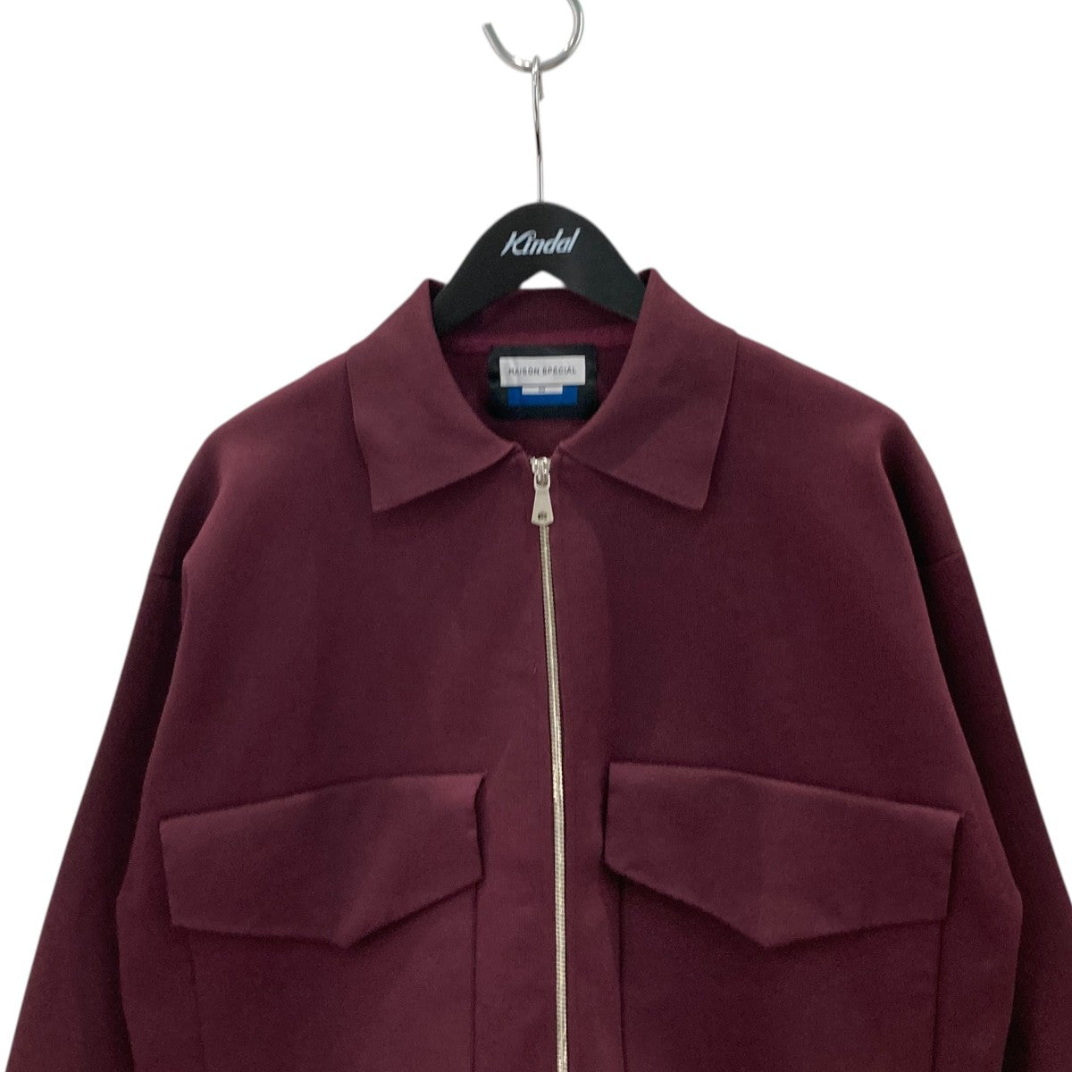 Prime-Over Double Pocket Knit Zip Blousonジップアップニットジャケット11252211302