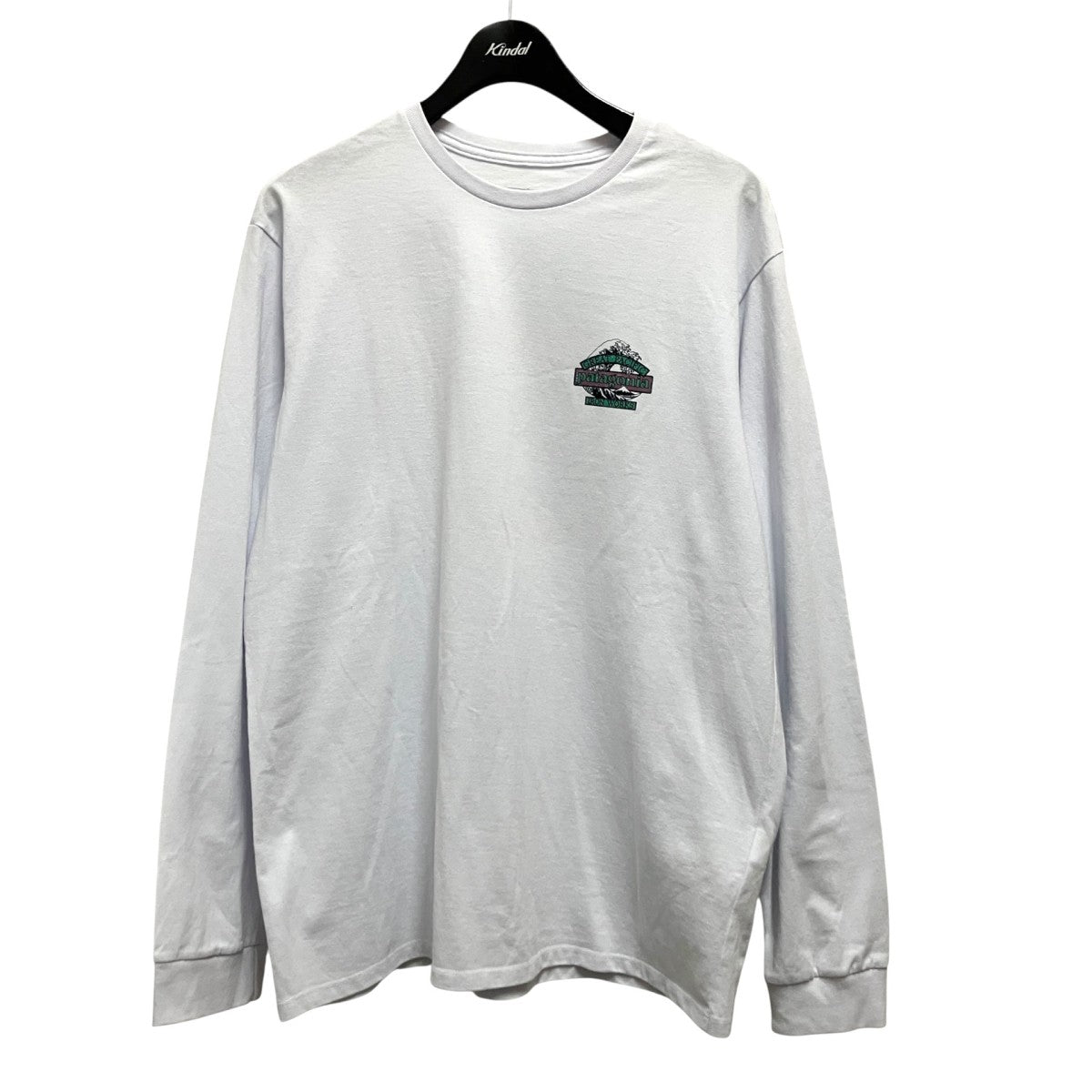 M’s L S Great Waves Responsibili-Teeプリントカットソー37876