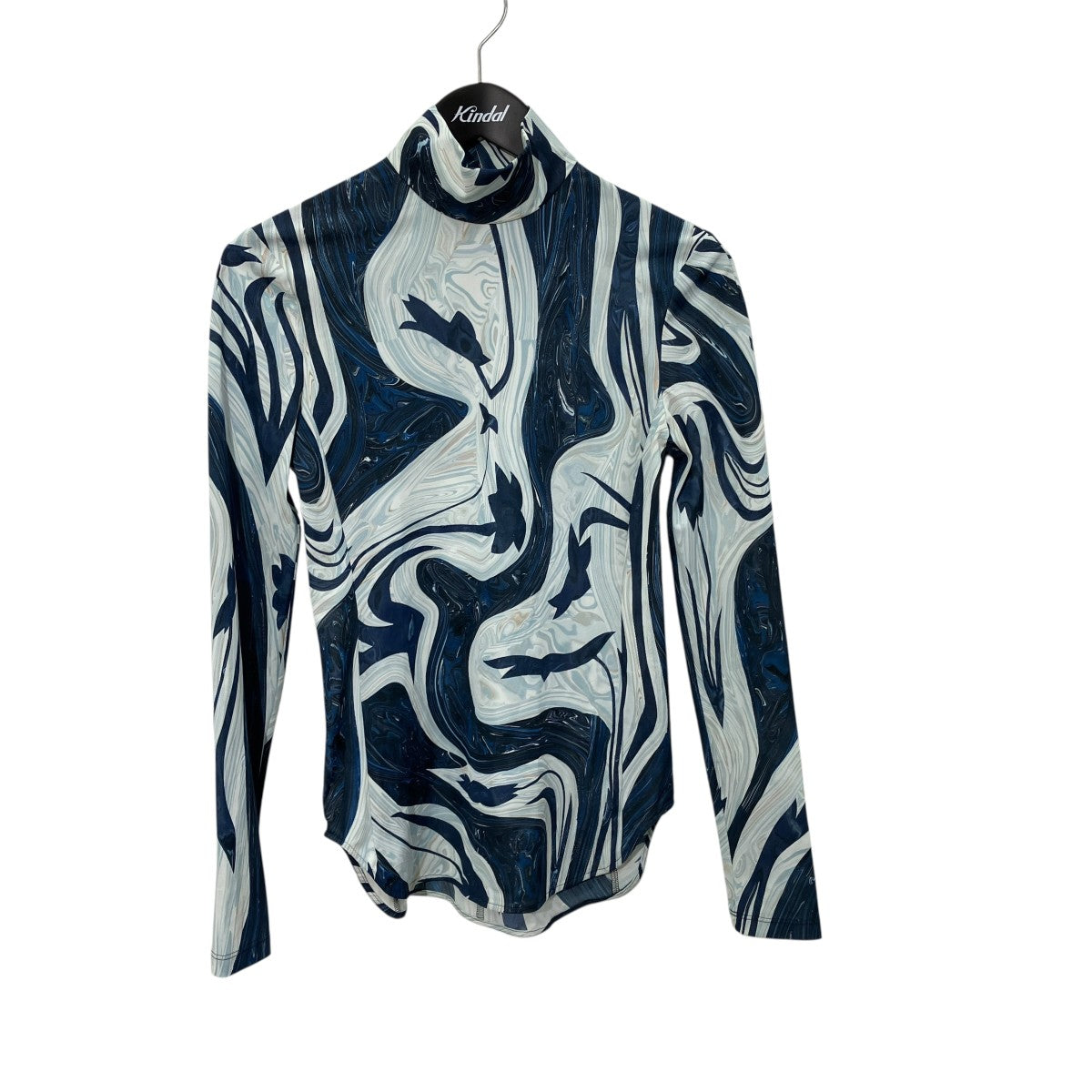 Marble Print Jersey High Neck TopジャージーハイネックトップMM24SS-JS077