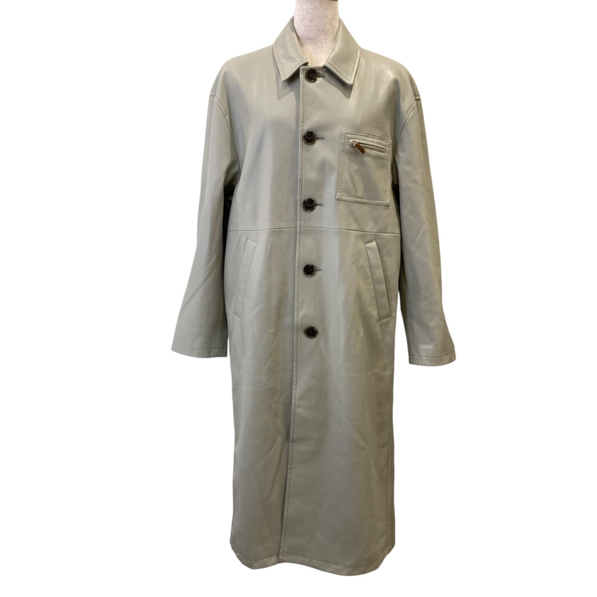 LONG LEATHER COATレザーコートCOOMEFW23J02