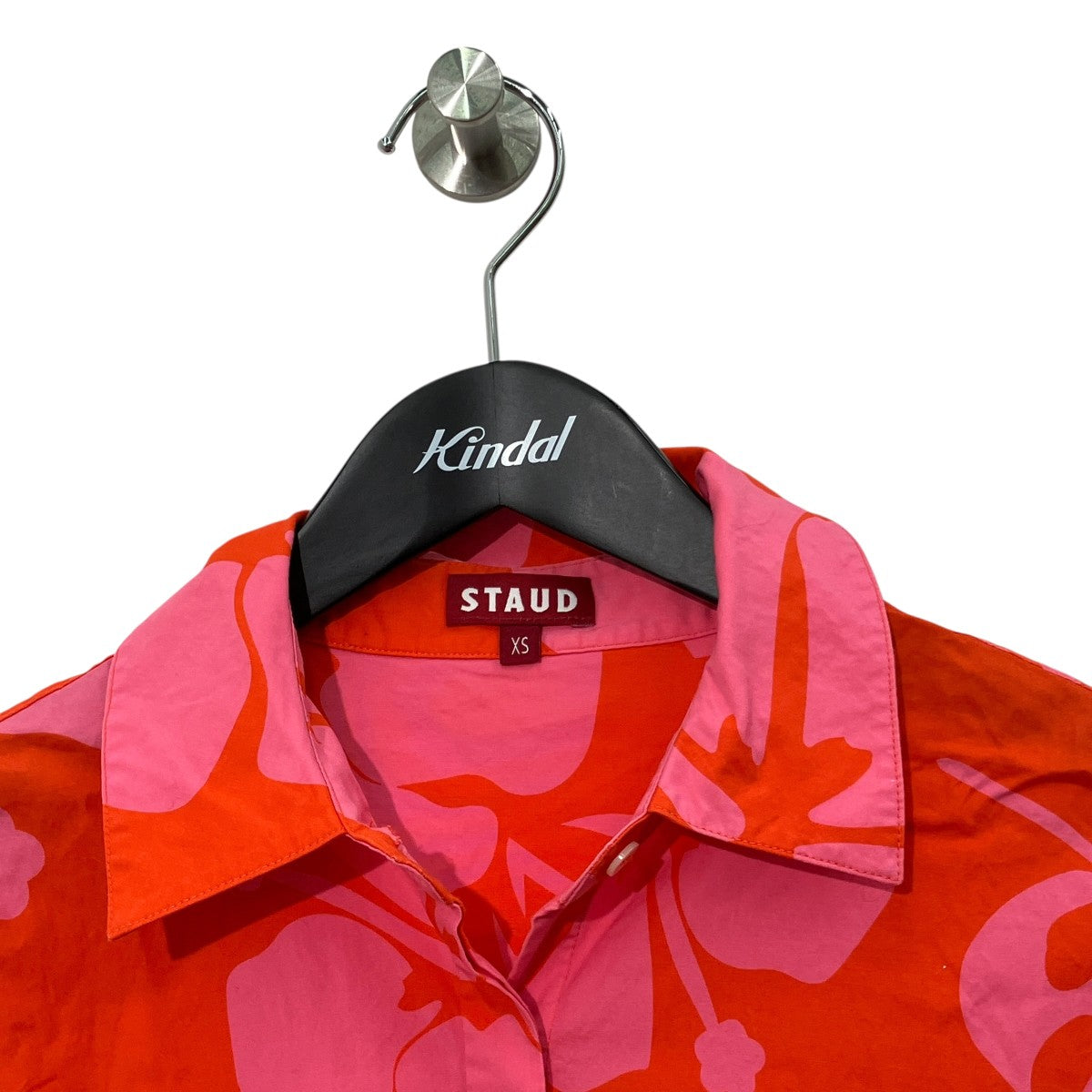 Honu Hibiscus-Print Cotton-Blend Shirt Dressシャツワンピース