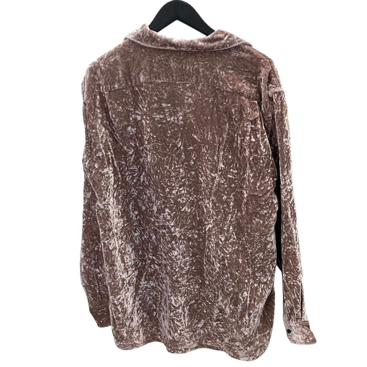 Velour Open Collar SH BLベロアシャツジャケットLB203-SH01