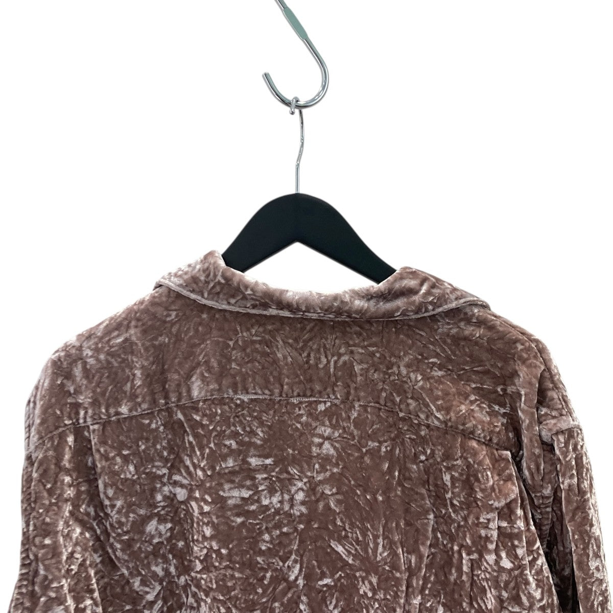 Velour Open Collar SH BLベロアシャツジャケットLB203-SH01