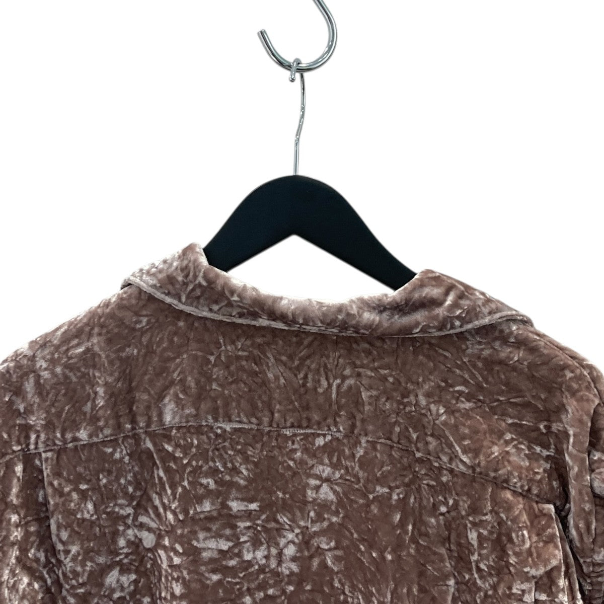 Velour Open Collar SH BLベロアシャツジャケットLB203-SH01