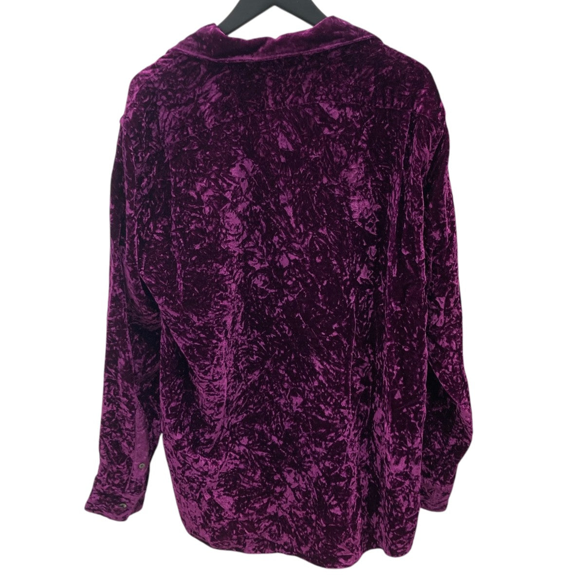 Velour Open Collar SH BLベロアシャツジャケットLB203-SH01