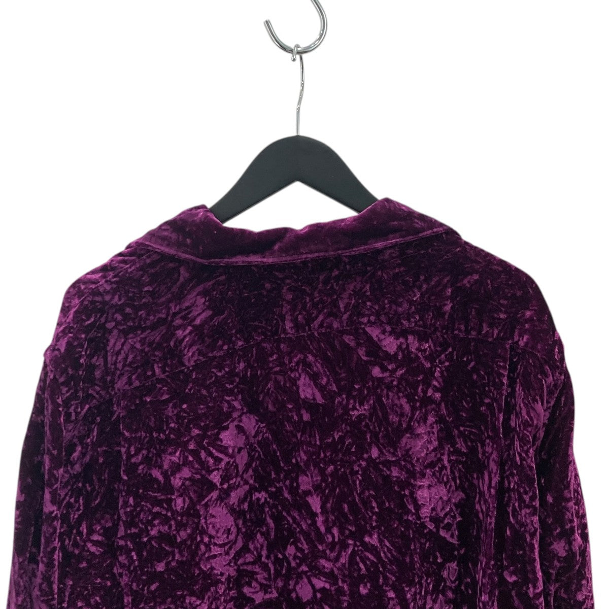 Velour Open Collar SH BLベロアシャツジャケットLB203-SH01
