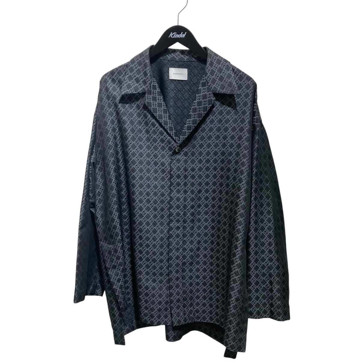 総柄シャツジャケット