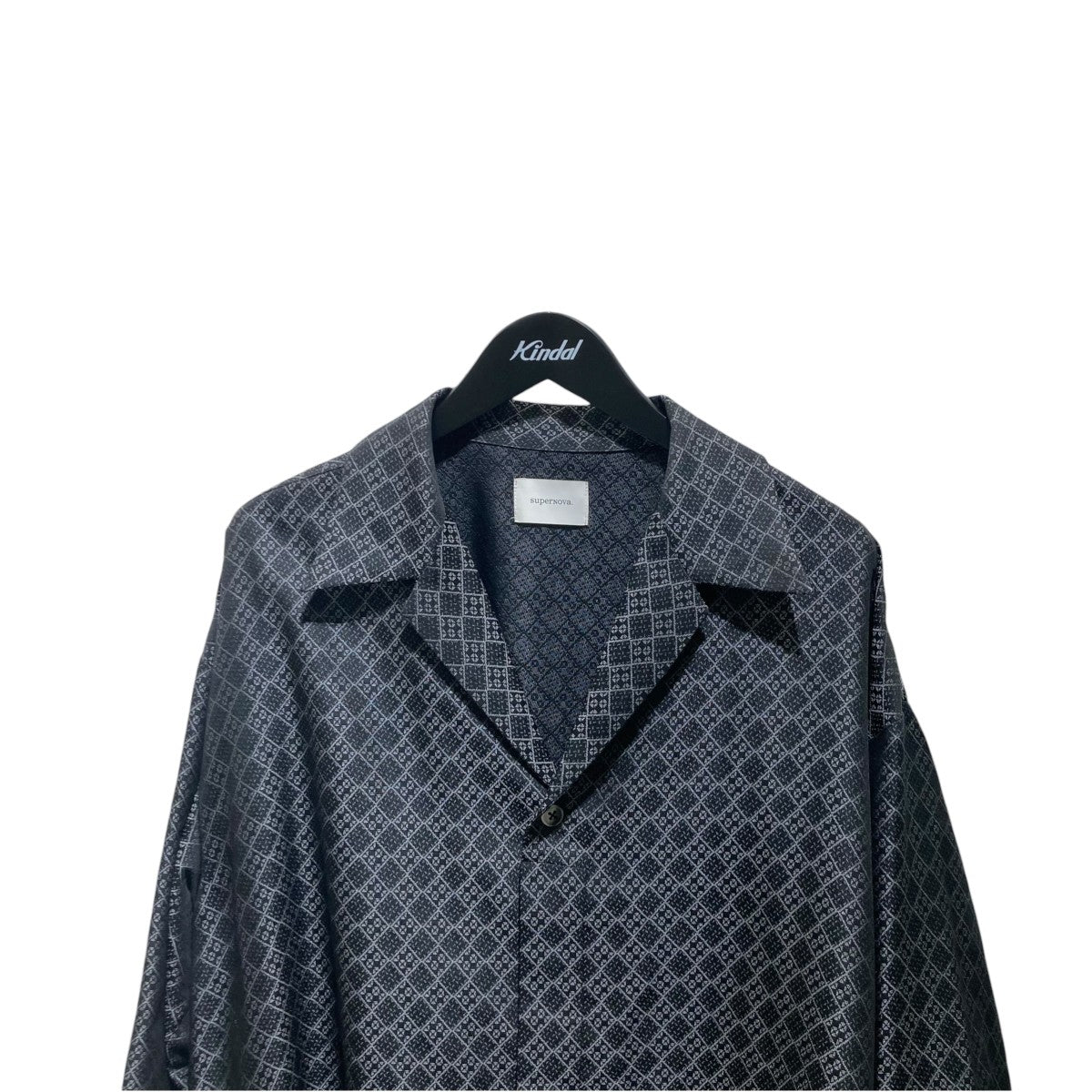 総柄シャツジャケット