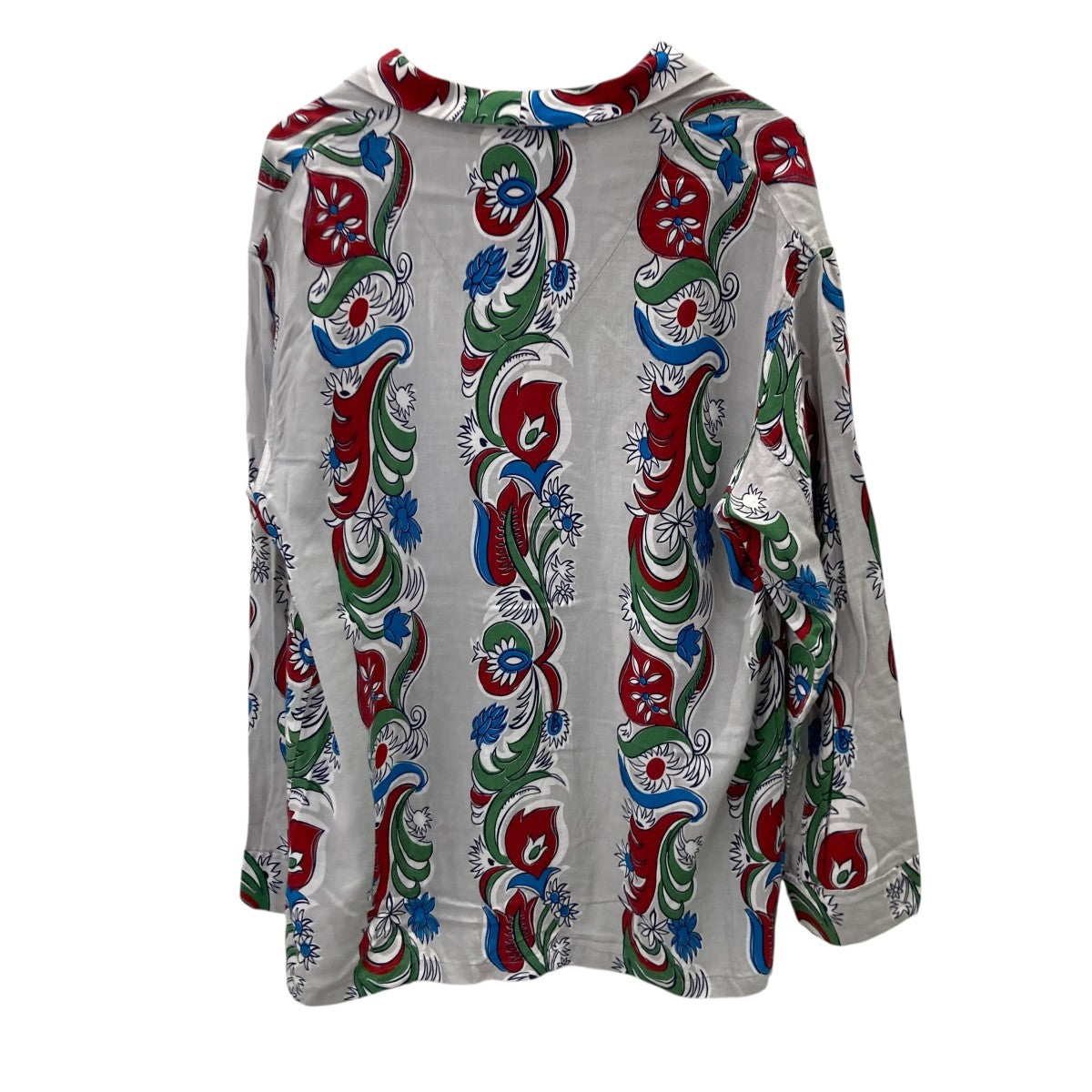 FLORAL STRIPE SHIRTS JACKET長袖シャツ／オープンカラーシャツ102-191019