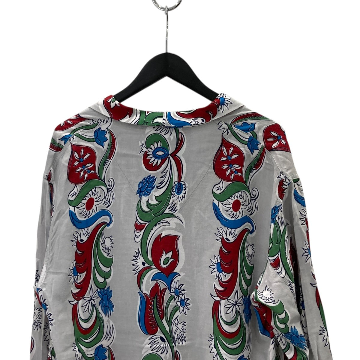 FLORAL STRIPE SHIRTS JACKET長袖シャツ／オープンカラーシャツ102-191019