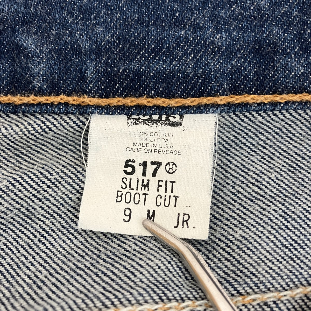 USA製 517 SLIM FIT BOOT CUTデニムパンツ