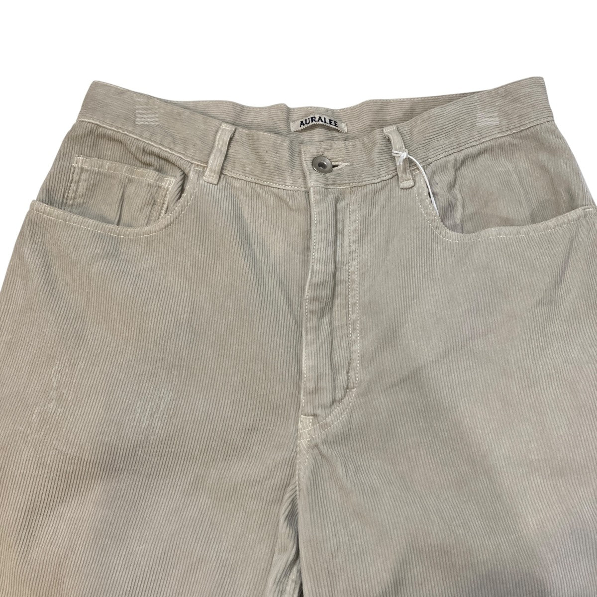 GARMENT-DYED FINX CORDUROY 5P WIDE PANTSパンツA26SP01FX