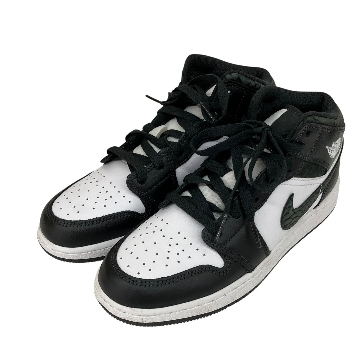 AIR JORDAN 1 MID SE GS Panda ElephantハイカットスニーカーFB9909-001