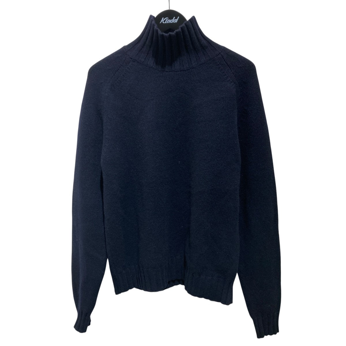 ENGLISH LAMBSWOOL FIVE GAUGE HIGH NECK JUMPERタートルネックニットSNM-052
