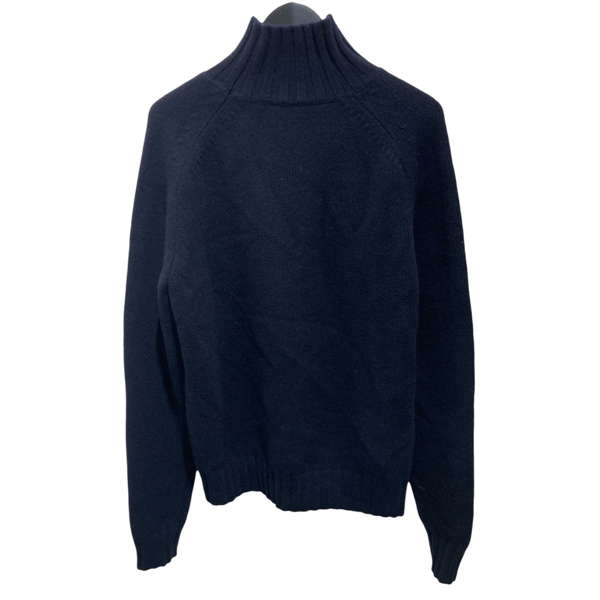 ENGLISH LAMBSWOOL FIVE GAUGE HIGH NECK JUMPERタートルネックニットSNM-052