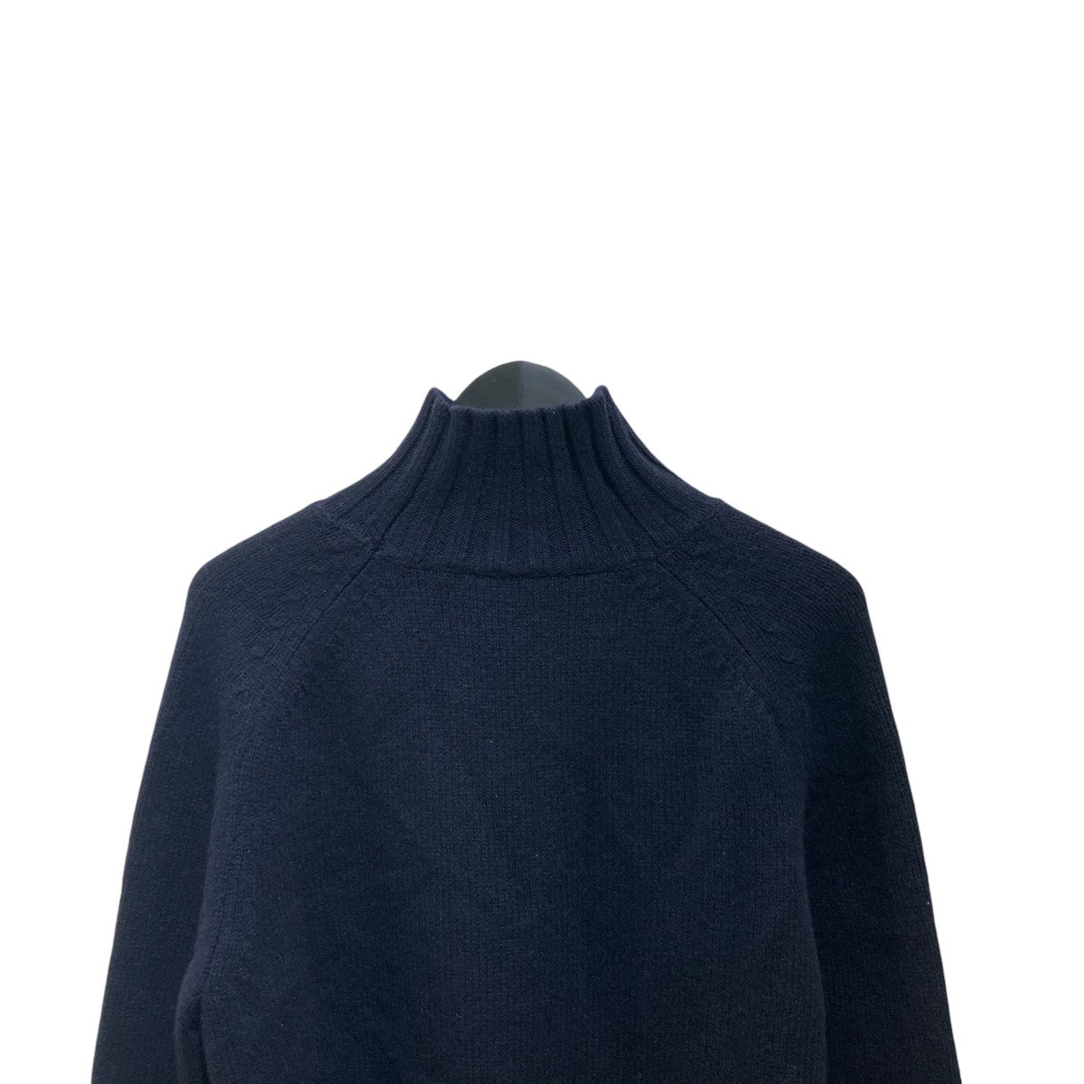 ENGLISH LAMBSWOOL FIVE GAUGE HIGH NECK JUMPERタートルネックニットSNM-052