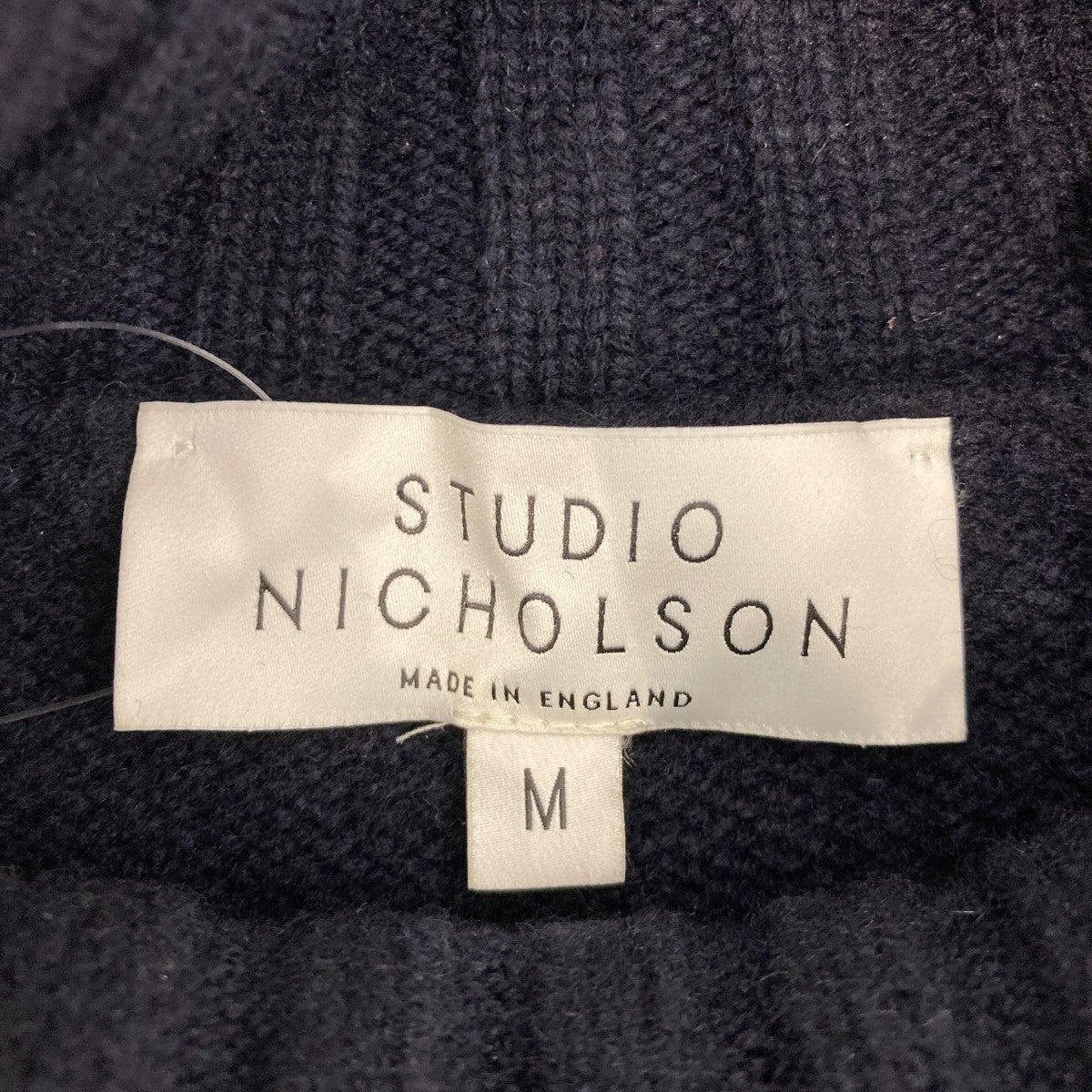 ENGLISH LAMBSWOOL FIVE GAUGE HIGH NECK JUMPERタートルネックニットSNM-052