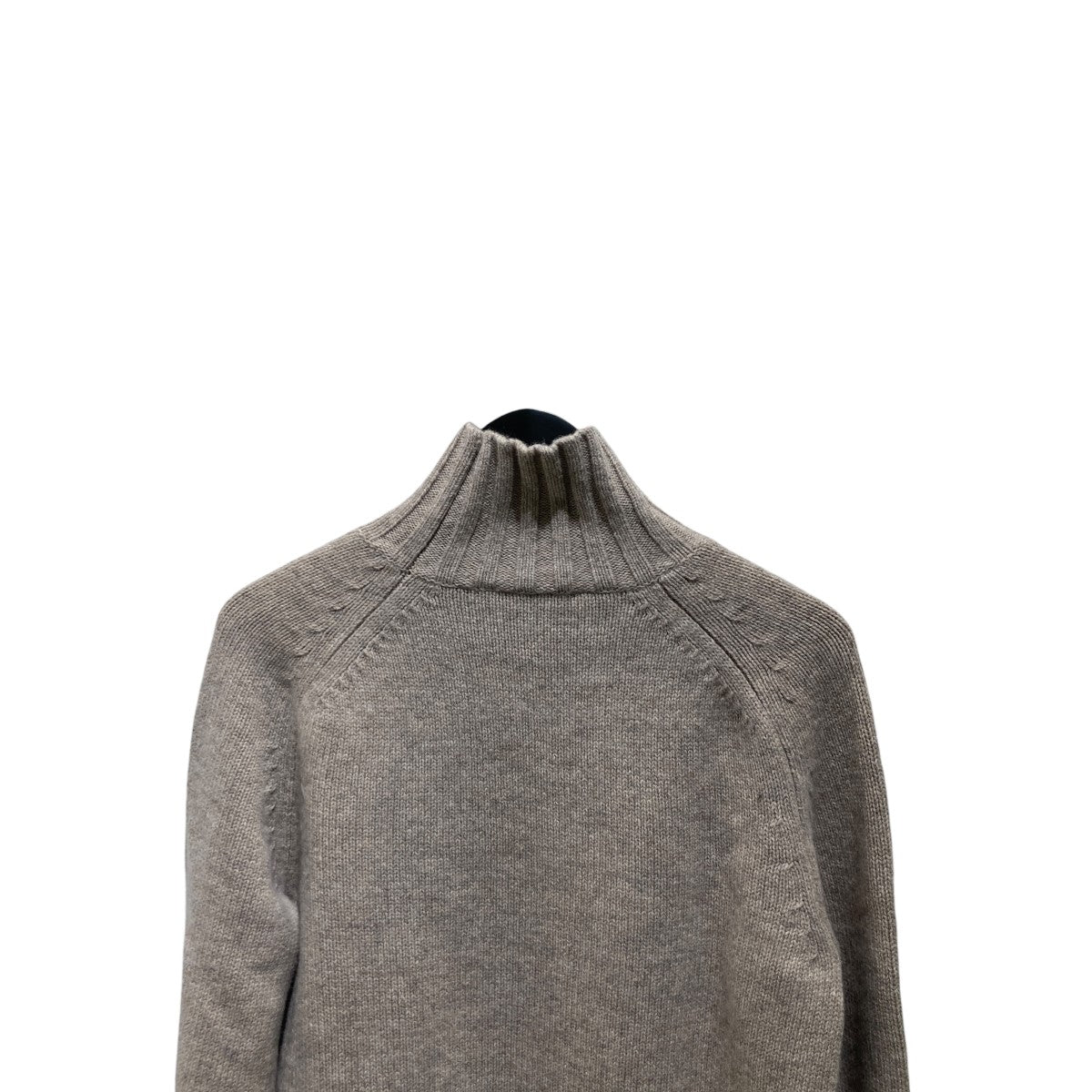 ENGLISH LAMBSWOOL FIVE GAUGE HIGH NECK JUMPERセーターSNM-052