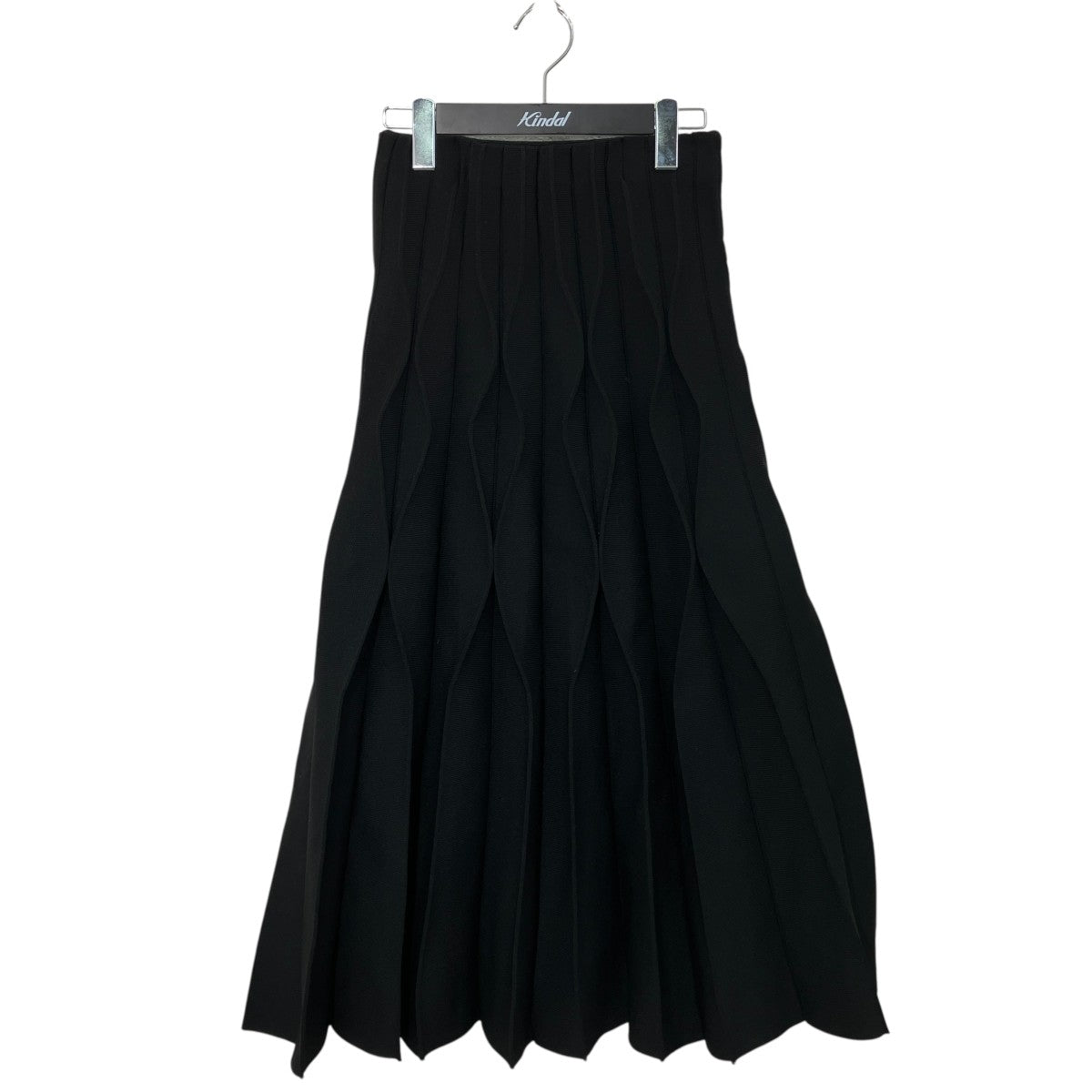AMERI WAVE PLEATS KNIT SKIRTニットスカート01320960360 古着・中古-1枚目のアイテム画像