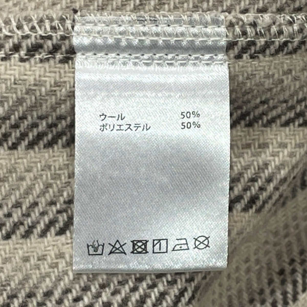 FEELS OMBRE CHECK OUTER SHIRT長袖シャツ 古着・中古-6枚目のアイテム画像