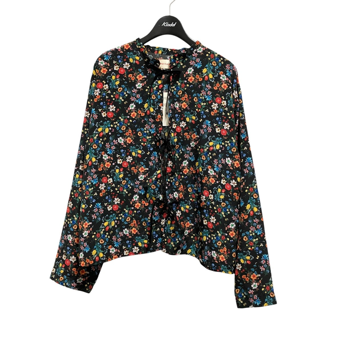 BLOUSE JACKET (FLOWER)花柄長袖ブラウスMEY 2321