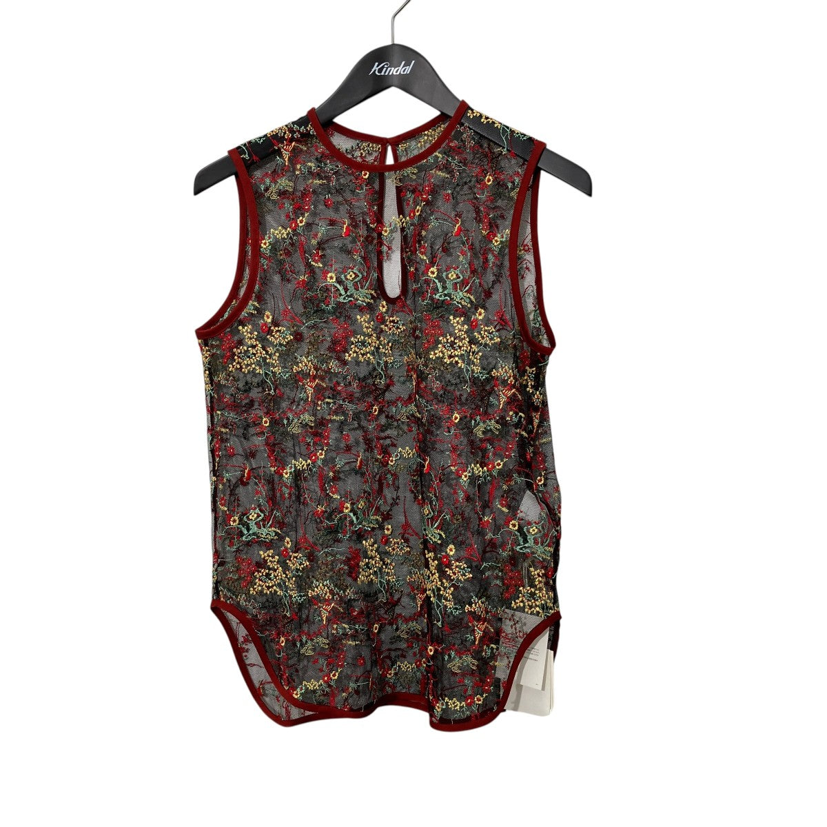 Floral Lace Sleeveless TopノースリーブブラウスMM24FWSH006
