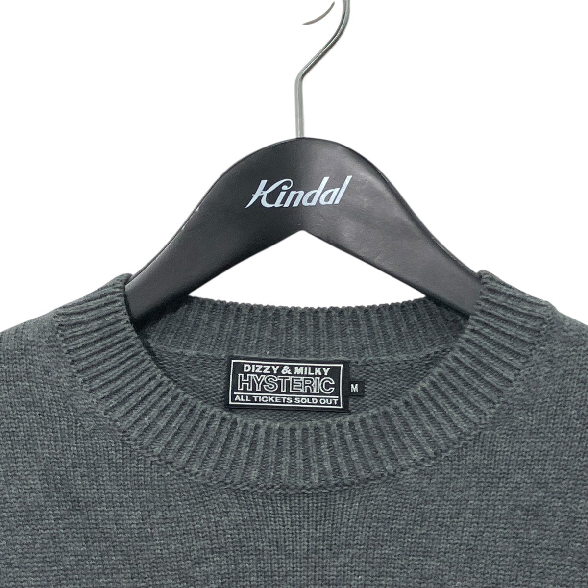 Hysteric Glamour ENDLESS ROCK編込 セータークルーネックニット02253NS01 古着・中古-3枚目のアイテム画像