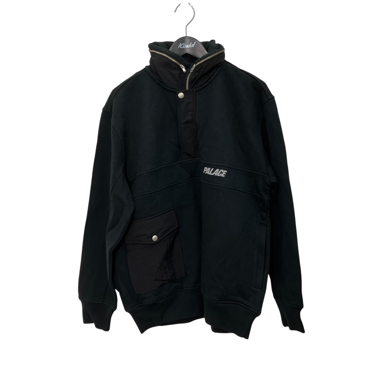 3MS HOODハーフジップスウェット