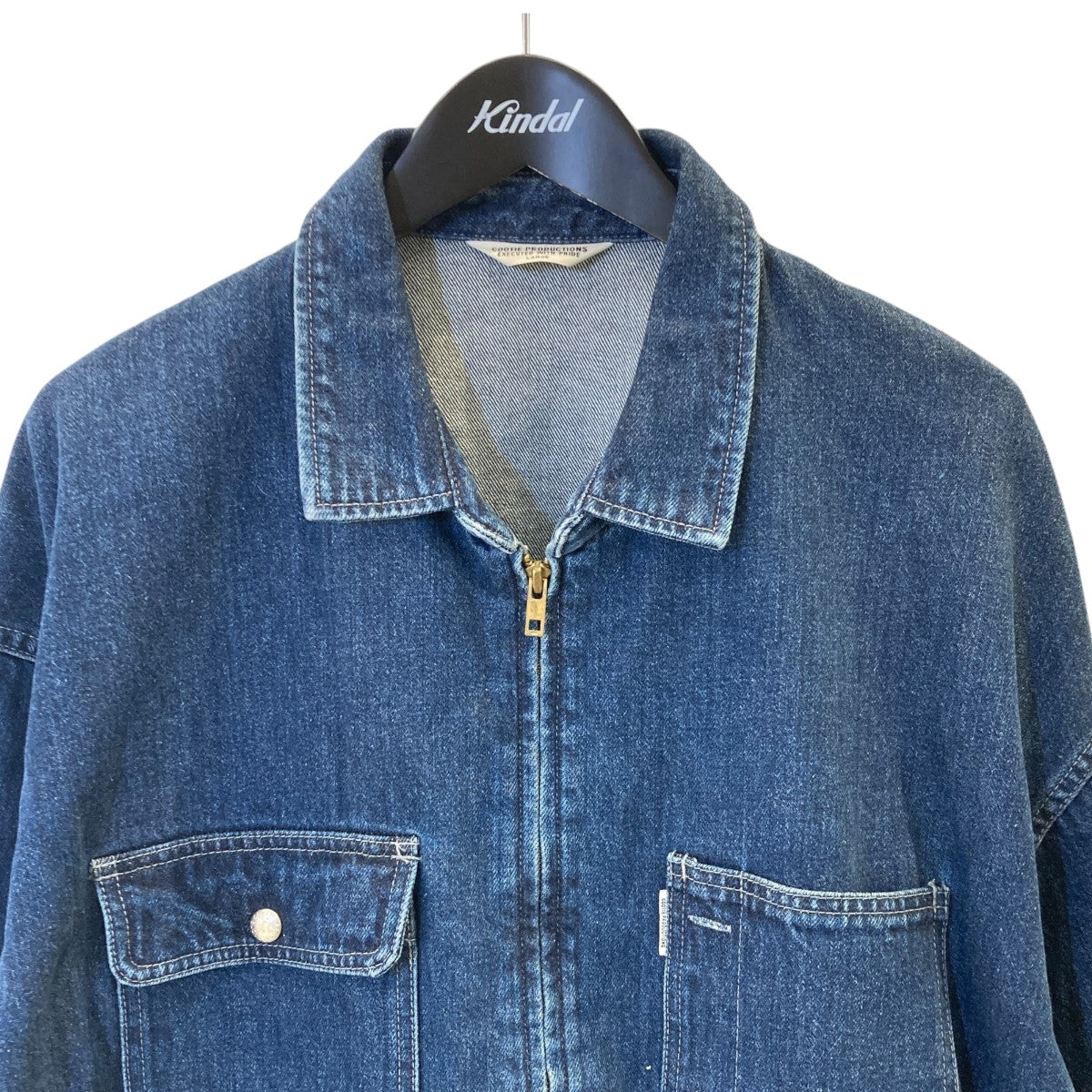 COOTIE PRODUCTIONS Denim Zip Up Work Jacketデニムジャケット 古着・中古-3枚目のアイテム画像