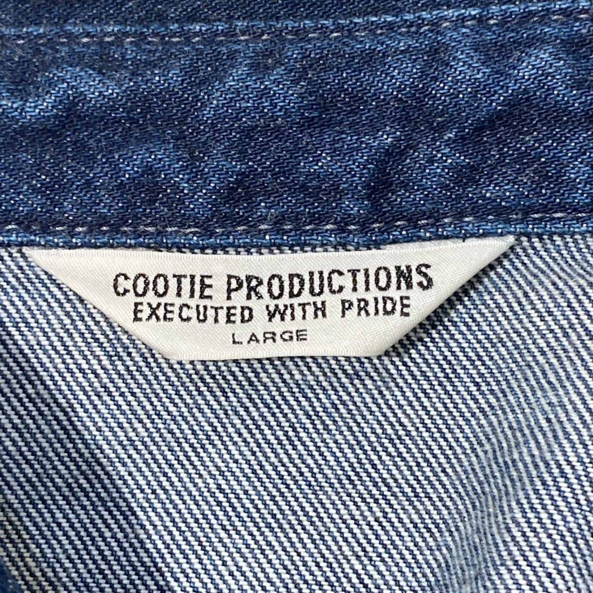 COOTIE PRODUCTIONS Denim Zip Up Work Jacketデニムジャケット 古着・中古-6枚目のアイテム画像